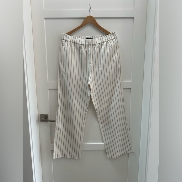 Jenni Kayne Bianca trousers in navy & stripe - size XL - Picture 2 of 7